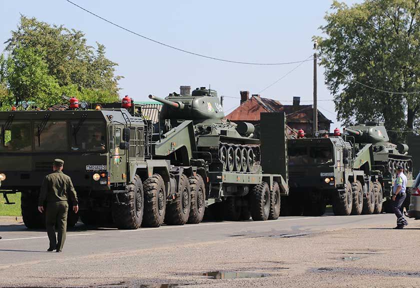 Город Дятлово первым встречает акцию 